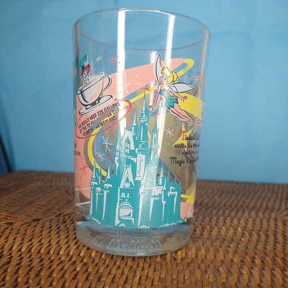 Disney World Tinkerbell Pinocchio Bambi Mad Hatter Dumbo castle drinkware - Picture 5 of 7